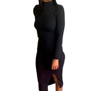 Midi Turtle Neck Dress